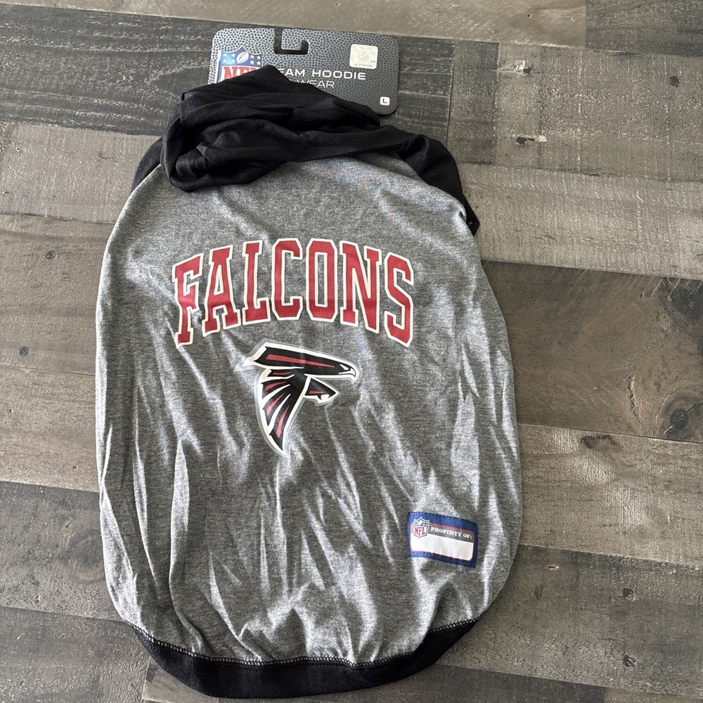 Atlanta Falcons NFL Hoodie Tee Shirt for Dogs & Cats size Large
